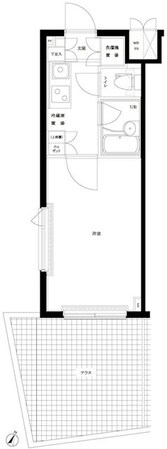 ルーブル新宿西落合伍番館の物件間取画像